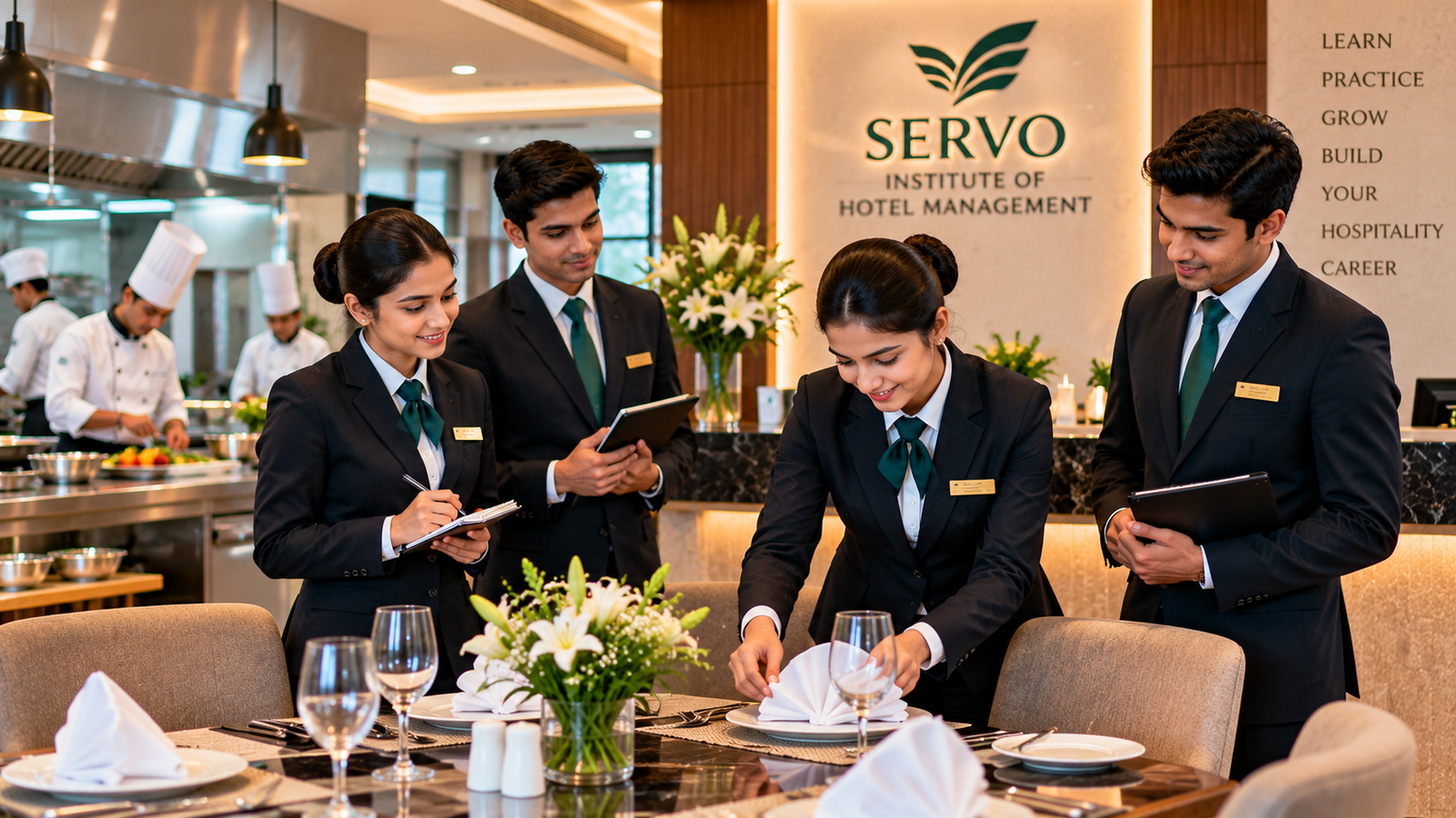 Hospitality training in action: hands-on practical learning for students